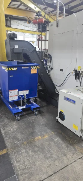 2013 MIGHTY VT40B+M/2000 CNC LATHE CAXIS LIVE TOOLING WITH 7.4" BAR CAPACITY &amp; (2) 24" CHUCKS