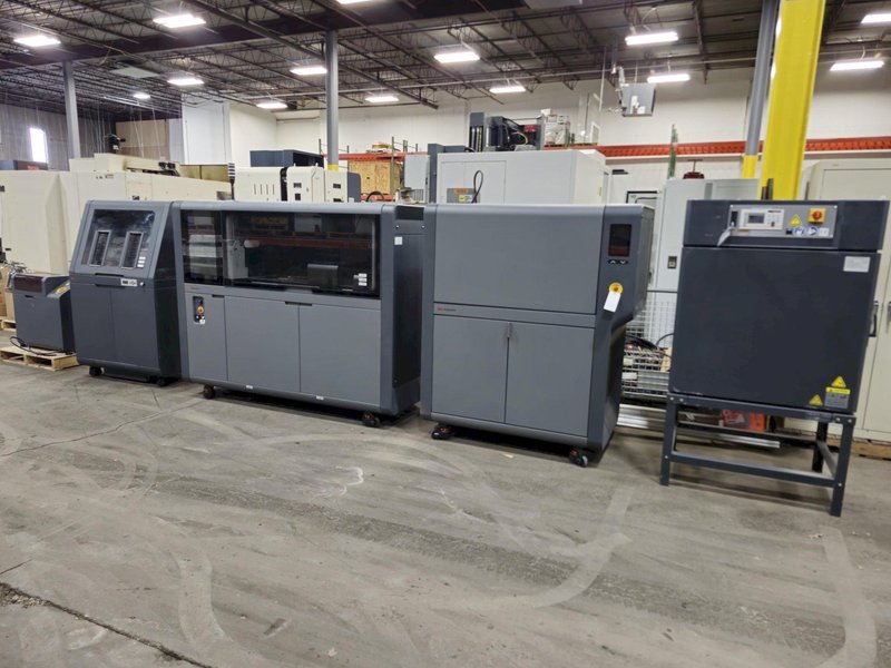 Desktop Metal 3D Metal Printing Shop System, with Blender, Powder Station, 3D Metal Printer and Oven, New 2021