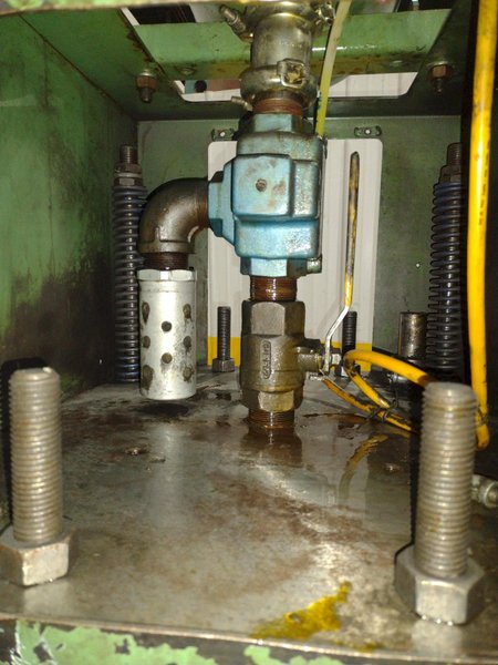 20 TON PNEUPOWR AIRAM MODEL #4P20 PNEUMATIC PRESS 3” STROKE: YOBRO #24858