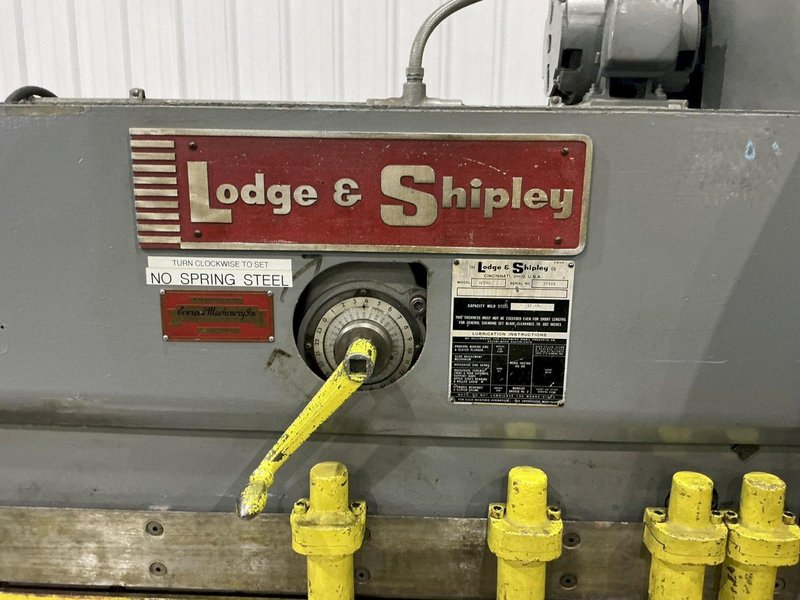 40"  x 12 GA LODGE &amp; SHIPLEY MODEL #2CT40 MECHANICAL POWER SHEAR: YOBRO #25139