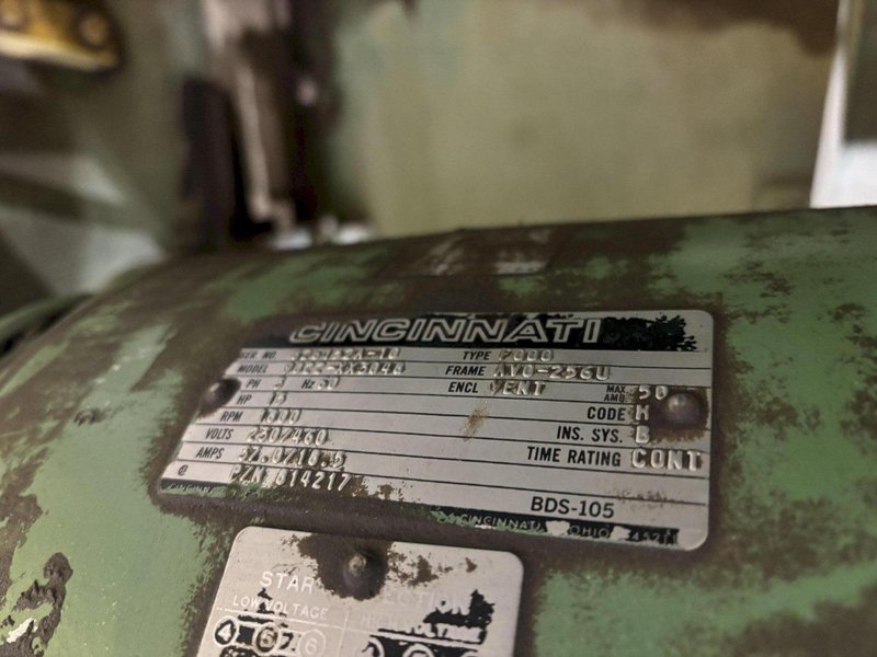 10&#039; x 1/4&quot; CINCINNATI MODEL #2H10 HYDRAULIC POWER SHEAR: STOCK #22535