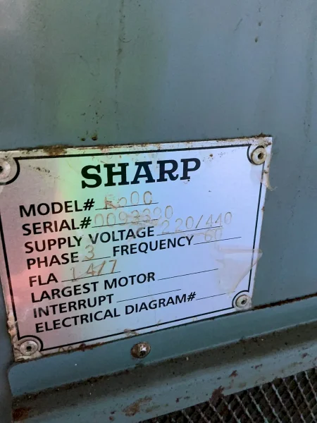 SHARP 24” X 12” EDM  -  F50C
