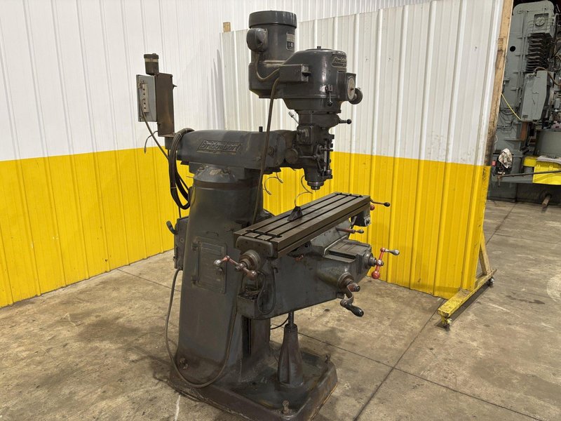 1.5 HP BRIDGEPORT RAM TYPE VERTICAL MILL: STOCK #22881