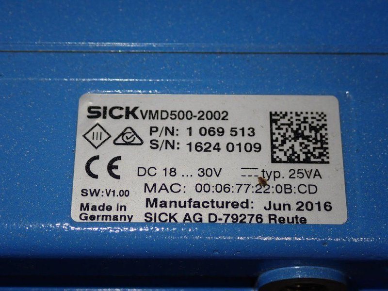 SICK LASER TRACK TRACE HEAD SCANNER  -  VMD500-2002