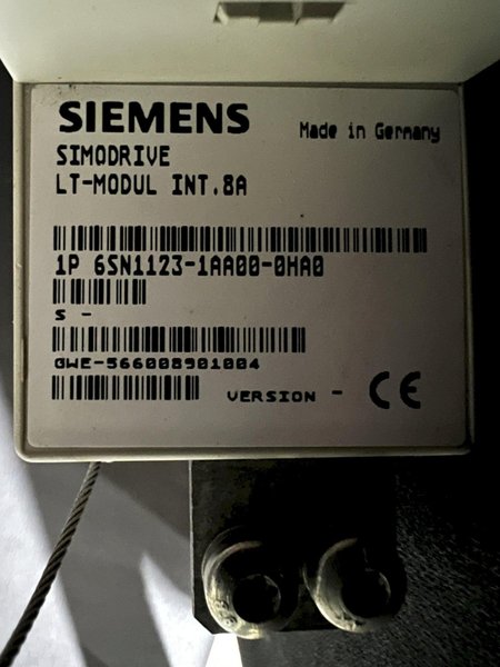 Siemens Simodrive CNC Servo Drive Unit 6SN1123-1AA00-0HA0 6SN11231AA000HA0