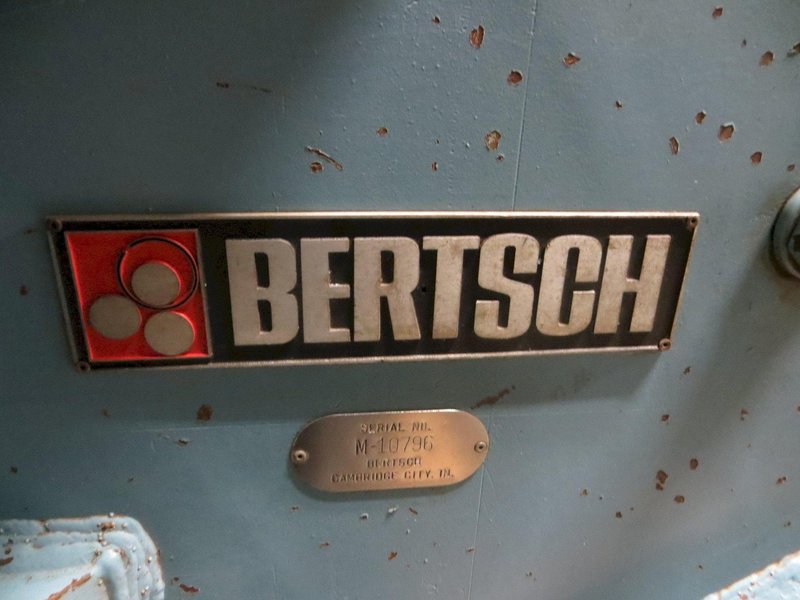 5/8" X  10 FT. BERTSCH 4-Roll Double Pinch Hydraulic Plate Bending Roll Model 11