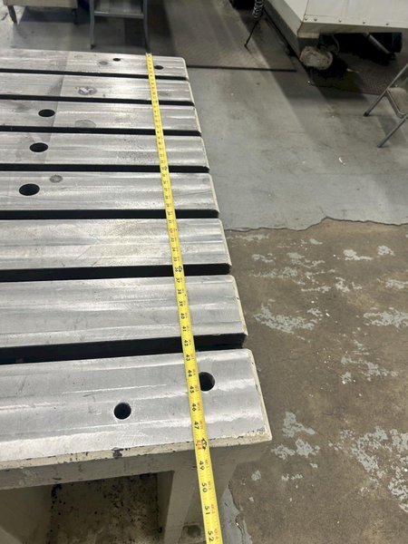 48" x 48" x 30" HIGH T SLOT RISER PLATE WORK HOLDING FIXTURE BOX TABLE : YOBRO #26298