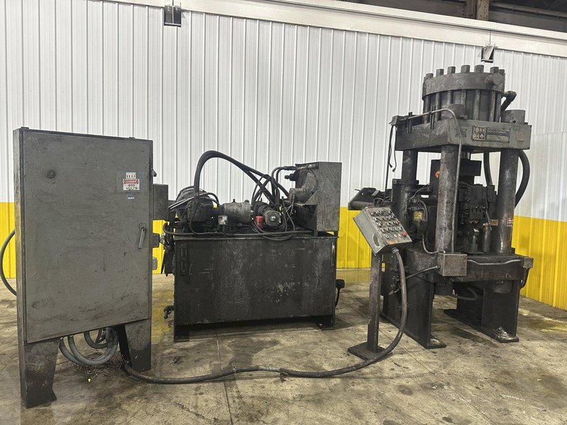 5&quot; (530 TON) AMD MODEL #530-2230 AUTOMATIC HYDRAULIC BAR &amp; BILLET SHEAR OR HYRDRAULIC PRESS: STOCK #22660