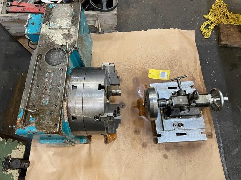 Used, 20&quot; Tanshing Model MRNG-400 4th Axis, with 16&quot; 4-Jaw Chuck
