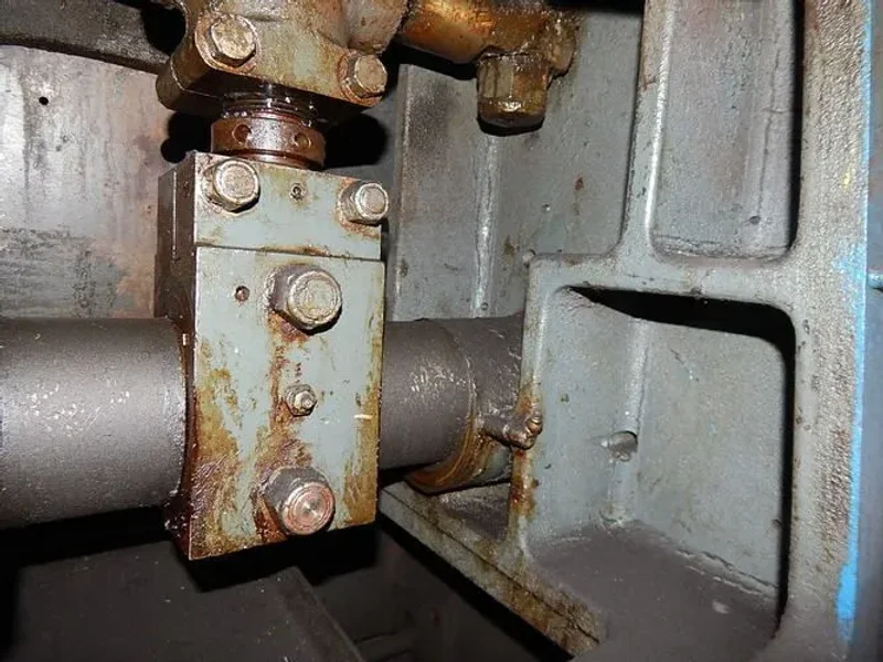 USED TISHKEN 12 TON CUT-OFF PRESS MODEL CO-4-2