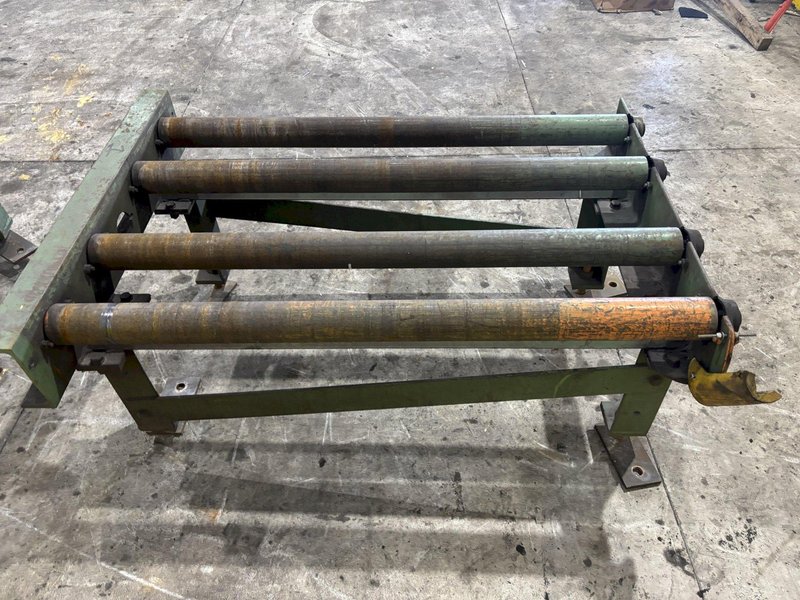 100&#039; X 54&quot; WIDE PEDDINGHAUS POWERED ROLLER CONVEYOR: STOCK #23102