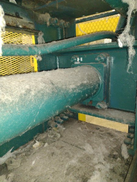 24" X 36" X 96" LONG AMERICAN MODEL #10447 HYDRAULIC HORIZONTAL BALER: YOBRO #24745