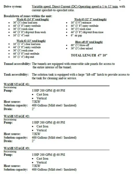 2011 JRI MCCS-4000-E | Washers