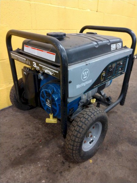 5500 WATT WESTINGHOUSE PORTABLE GENERATOR: STOCK 12995