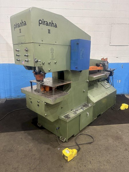 140  TON PIRANHA MODEL #PII-140  HYDRAULIC IRONWORKER: STOCK #77377