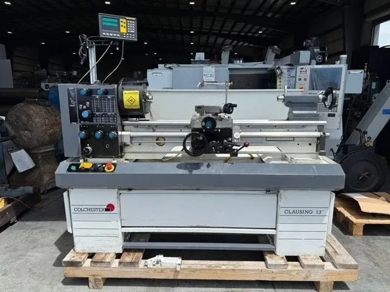 CLAUSING COLCHESTER 13”/18” x 40”cc Lathe 1998’ #7691