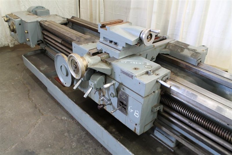 28" X 96" &amp; 240" LODGE &amp; SHIPLEY HOLLOW SPINDLE ENGINE LATHE, 12-5/8" HOLE: #10924