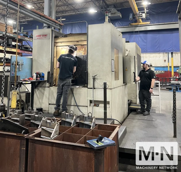 Mori Seiki NH6300 DCG CNC 4-axis Horizontal Machining Center, 2006