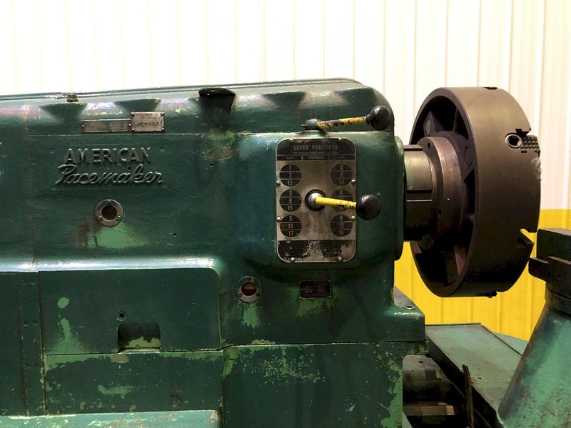 48" X 72" AMERICAN PACEMAKER ENGINE LATHE, 2.25" HOLE: STOCK #16192