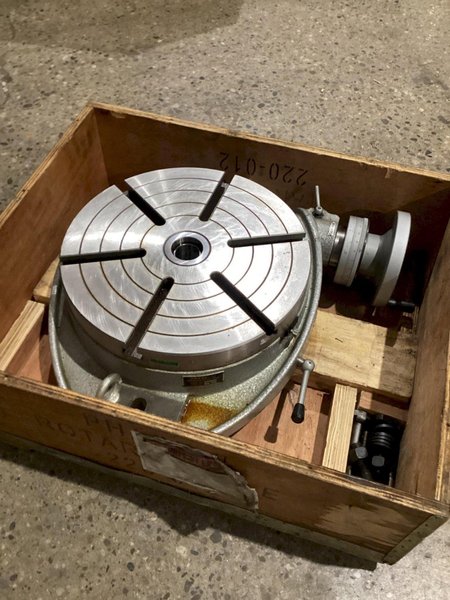 PHASE II 220-012 HORIZONTAL ROTARY TABLE USED