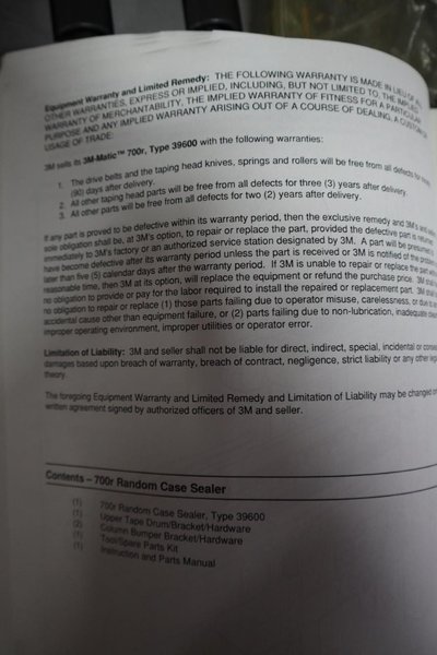 3M-Matic 700r Random Case Sealer with AccuGlide II Taping Heads- Auction Item