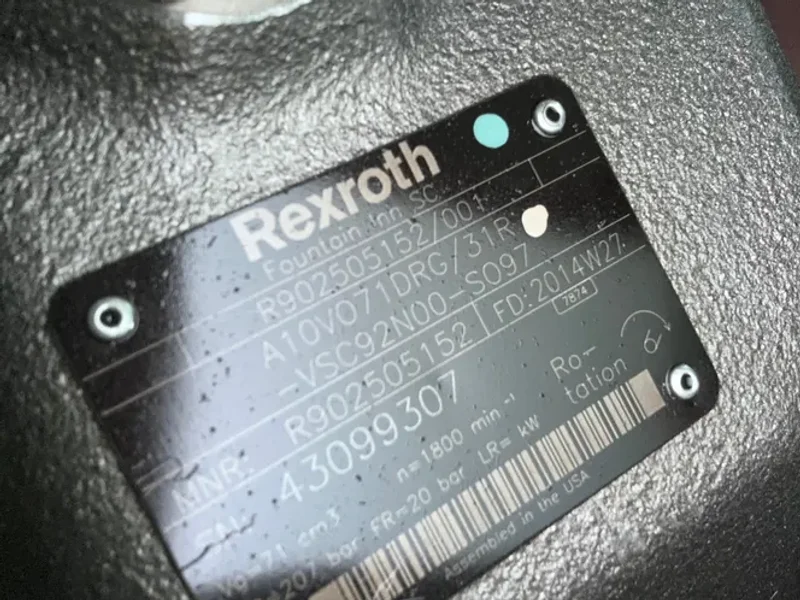 REXROTH 60 HP HYDRAULIC PUMP  -  R902505152/001
