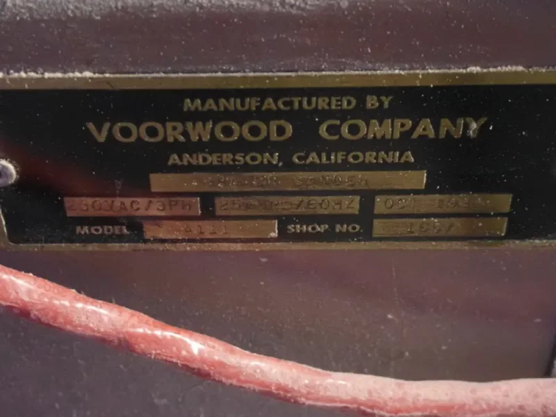 VORWOOD COMPANY 25 AMPS SHAPER SANDER  -  A111