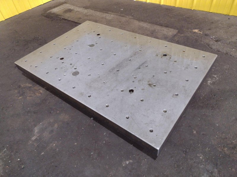40&quot; x 57&quot; x 2.25&quot; PRESS BOLSTER PLATE: STOCK #19233
