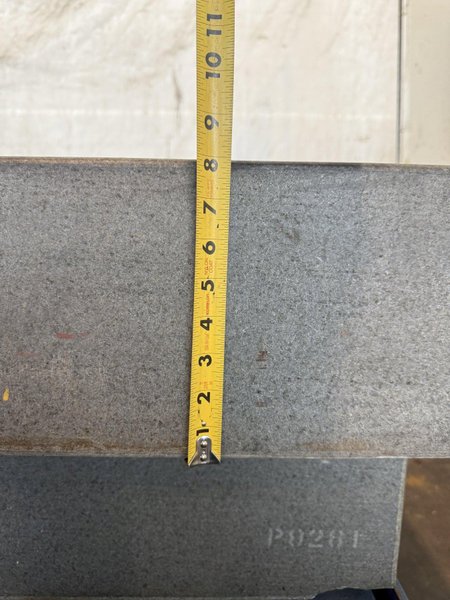 72&quot; X 144&quot; DOALL GRANITE SURFACE PLATE. STOCK # 0671325