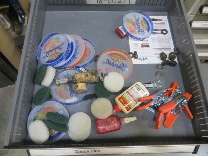 Stanley Vidmar 8 Drawers Heavy Duty Cabinet w Contents- Auction Item