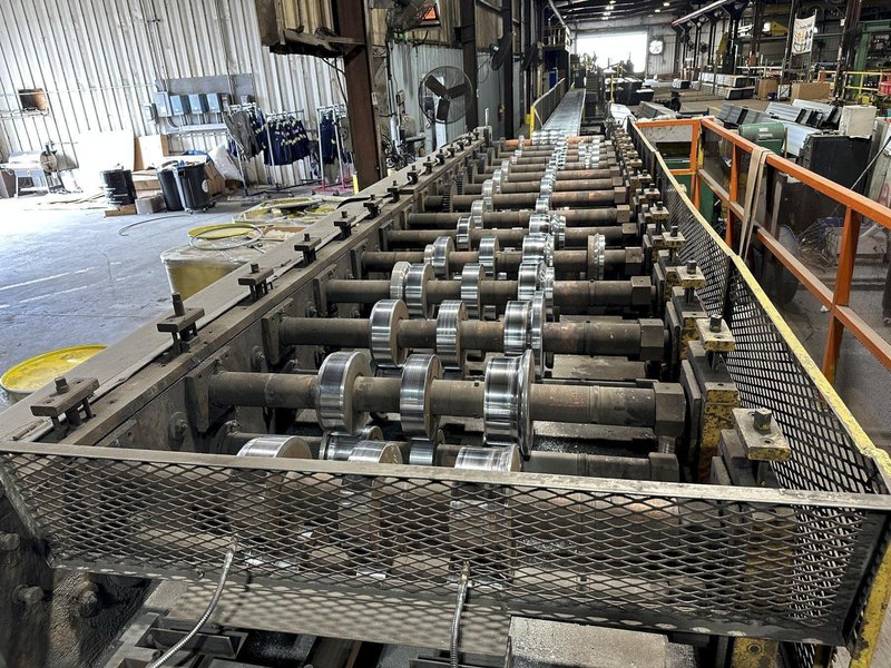 15 STAND X 3” X 50” PEARSON ROLLFORMER, TOOLED FOR 36" LOC SEAM ROOF PANELS: YOBRO #24758