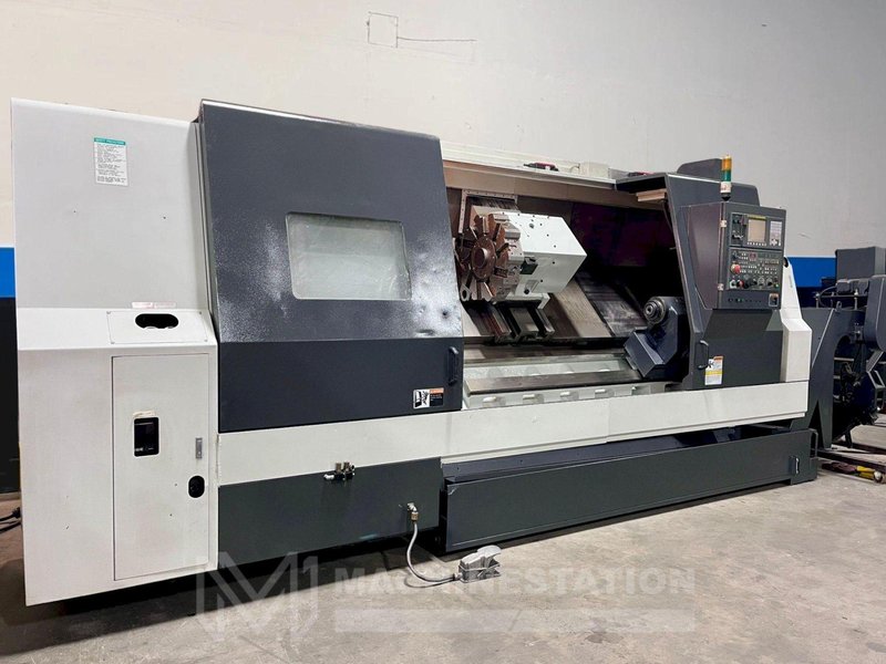 Samsung SL-35A/1500 CNC Turning Center – Long Bed Steady Rest Lathe