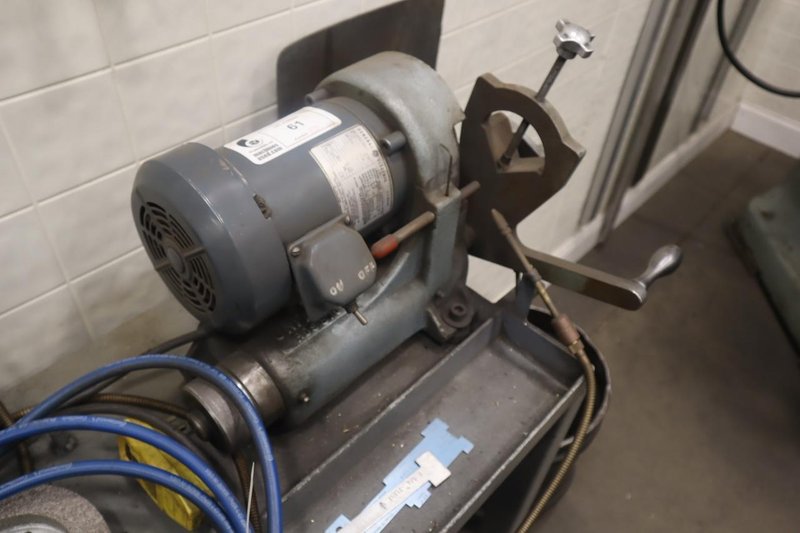 Unittool Model PDS-870 Punch &amp; Die Sharpener on Stand with Li'l Mister- Auction Item