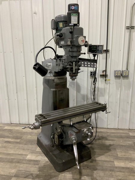 3 HP ALLIANT RAM TYPE VERTICAL MILLING MACHINE: STOCK #80801