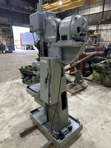 21" CINCINNATI BICKFORD SUPER SERVICE MODEL #21 SINGLE SPINDLE DRILL PRESS: STOCK #20046