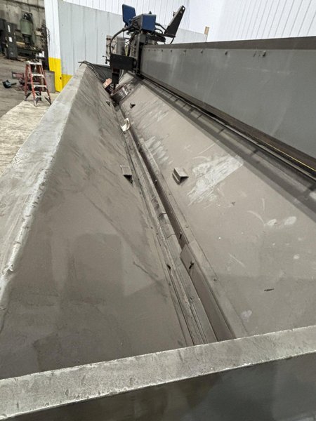 144&quot; GOURAN / LINDE SEAM WELDER WITH MILLER INVISION #456P POWER SUPPLY: STOCK 22514