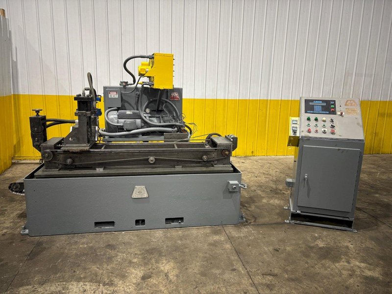 AMERICAN SERVO DRIVEN HYDRAULIC FLYING CUTOFF SHEAR WITH AMS CONTROLS: STOCK #18161