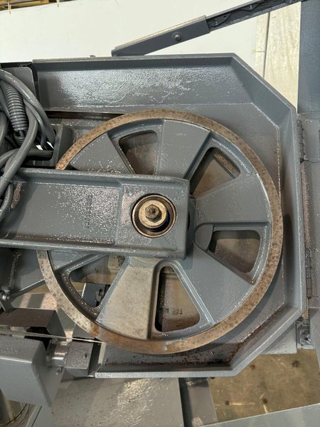 15.7" X 12.2" BEHRINGER HBP 310/403G CNC PROGRAMMABLE BANDSAW. STOCK # 1156522