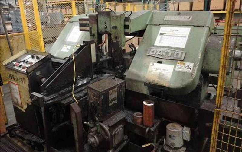 12-1/2" X 12-1/2" DAITO MODEL GA320W HORIZONTAL BANDSAW: STOCK #63825