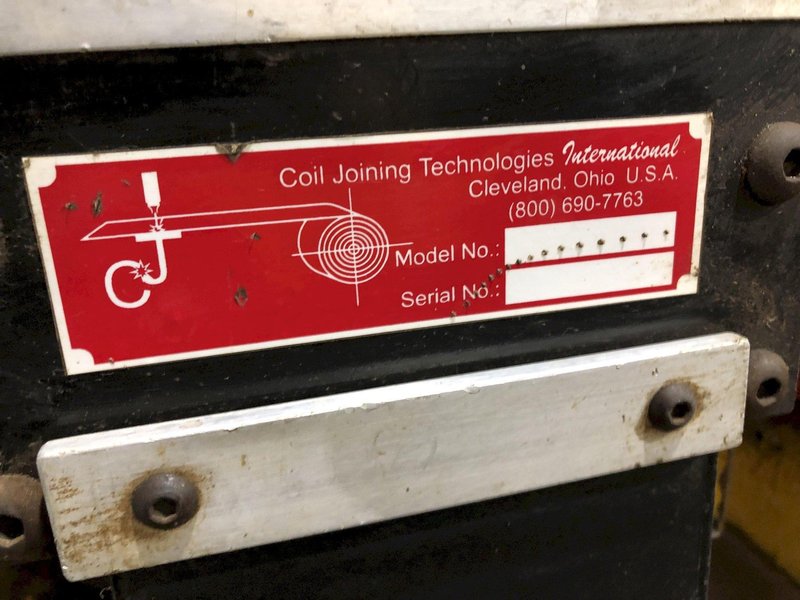 10&quot; x .080&quot; COIL JOINING TECH SHEAR BUTT END WELDER WITH MILLER ECONO TWIN HF WELDER: STOCK #19064