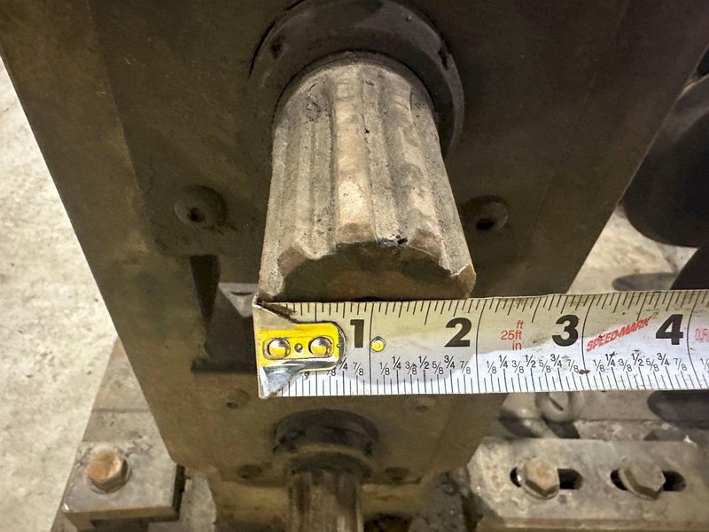 12 STAND X 3&quot; ARBOR X 20&quot; ROLLSPACE ASC RAFTED ROLLFORMER STANDS ON 3 BASES: STOCK #19936