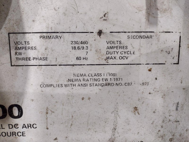 200 AMP MILLER  MODEL #CP-200 WELDER WITH MILLER WIRE FEEDER: STOCK #19660