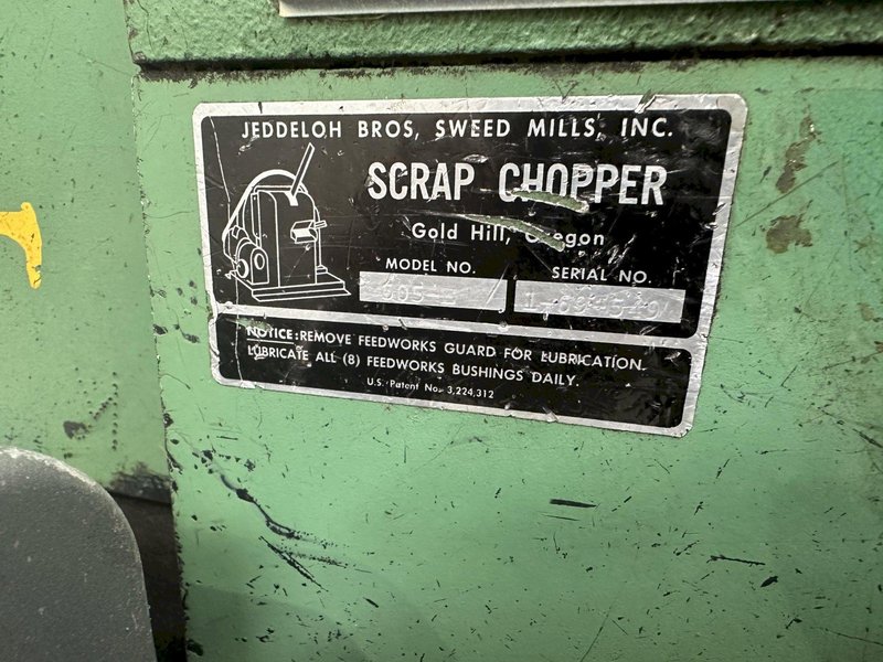 SWEED MODEL # 505-2  SCRAP CHOPPER: STOCK #78352