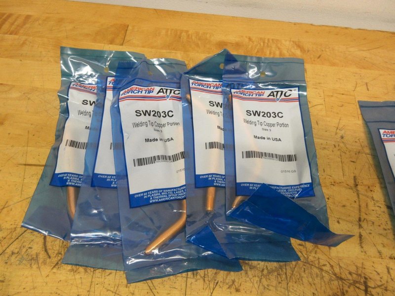 American Torch Tip Size 3,4,5 Welding Tips Copper Portion (19pcs) **New In Packages**- Auction Item