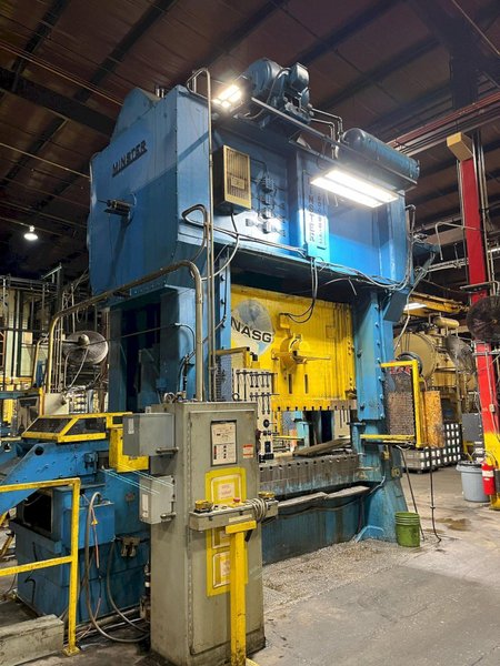 600-TON MINSTER E2–600 STRAIGHT-SIDE PRESS. STOCK # 0777225