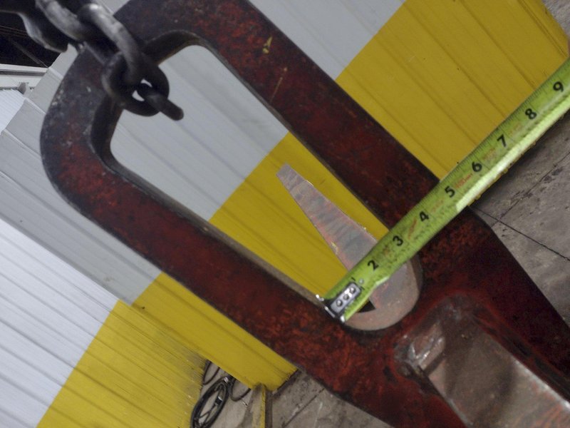 20,000 LBS x 72"  BUSHMAN MODEL #624 COIL LIFT C-HOOK: YOBRO #24521