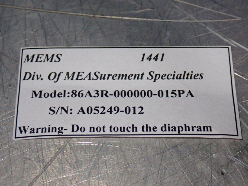 MEASUREMENT SPECIALTIES LEVEL MASTER SENSORS  -  86A3R-000000-015PA