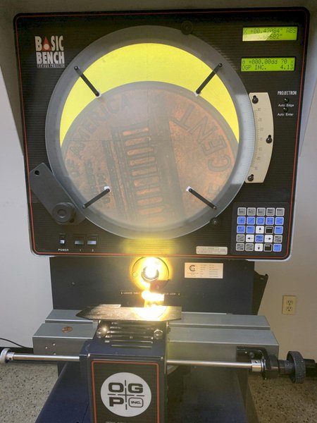 14" Optical Gaging Products (OGP) Basic Bench Optical Comparator