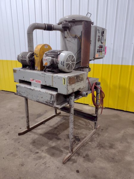 25 HP DEMARCO MODEL #MK25E &quot;MAX-VAC&quot; PORTABLE INDUSTRIAL VACUUM SYSTEM: STOCK #19578