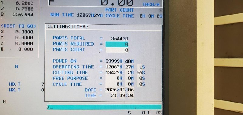 Matsuura H Plus-300 Dual Pallet CNC HMC, 2003 – Full 360° B-Axis, 12,000 RPM, 40 Tool ATC, Fanuc 16i-M